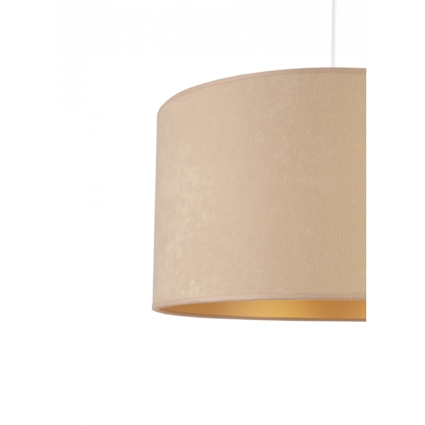 Duolla - Lámpara colgante ROLLER 1xE27/40W/230V diá. 40 cm beige
