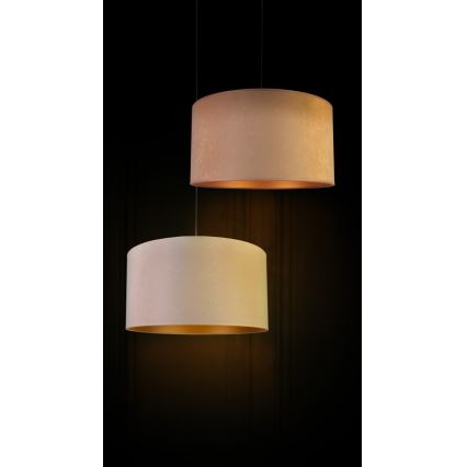 Duolla - Lámpara colgante ROLLER 1xE27/40W/230V diá. 40 cm beige