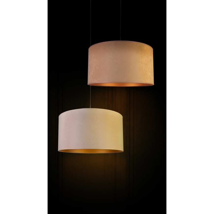Duolla - Lámpara colgante ROLLER 1xE27/40W/230V diá. 40 cm beige