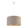 Duolla - Lámpara colgante ROLLER 1xE27/40W/230V diá. 40 cm gris