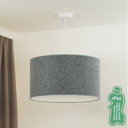 Duolla - Lámpara colgante ROLLER ECO RECYCLING 1xE27/15W/230V diá. 45 cm verde