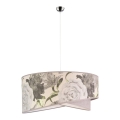 Duolla - Lámpara colgante ROYAL 1xE27/40W/230V diá. 50 cm gris