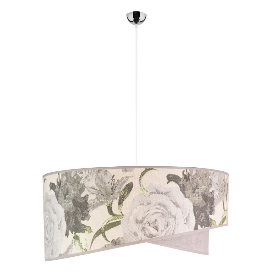 Duolla - Lámpara colgante ROYAL 1xE27/40W/230V diá. 50 cm gris