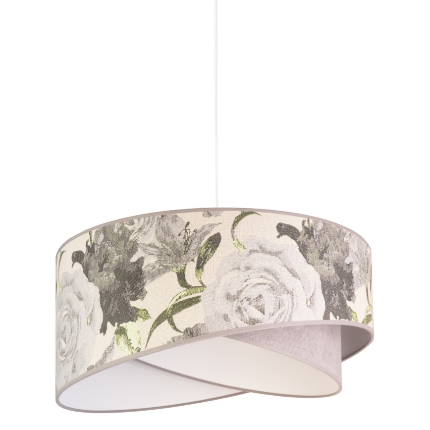 Duolla - Lámpara colgante ROYAL 1xE27/40W/230V diá. 50 cm gris