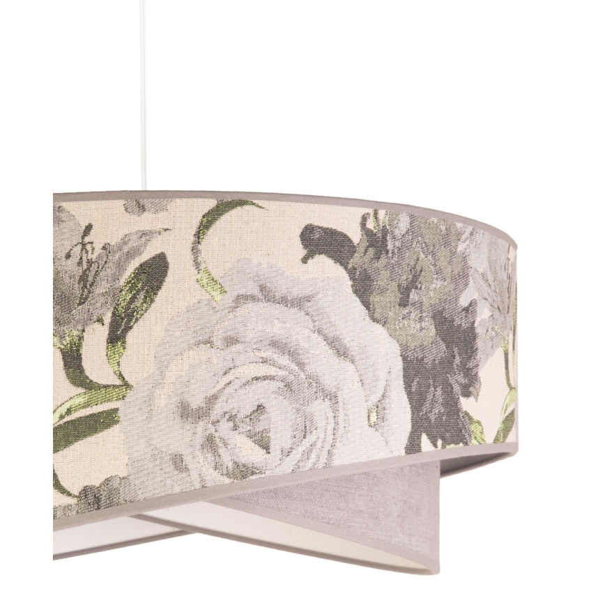 Duolla - Lámpara colgante ROYAL 1xE27/40W/230V diá. 50 cm gris