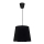 Duolla - Lámpara colgante SOLO 1xE27/40W/230V diá. 24 cm negro