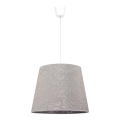 Duolla - Lámpara colgante SOPRANO 1xE27/40W/230V diá. 38 cm plata