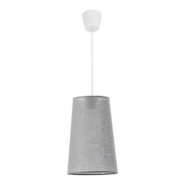 Duolla - Lámpara colgante SOUL 1xE27/40W/230V diá. 19,4 cm gris claro