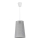 Duolla - Lámpara colgante SOUL 1xE27/40W/230V diá. 19,4 cm gris claro