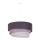 Duolla - Lámpara colgante TRIO 1xE27/15W/230V diá. 45 cm antracita/gris/blanco