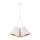 Duolla - Lámpara colgante TWIGGY 3xE27/40W/230V diá. 60 cm blanco
