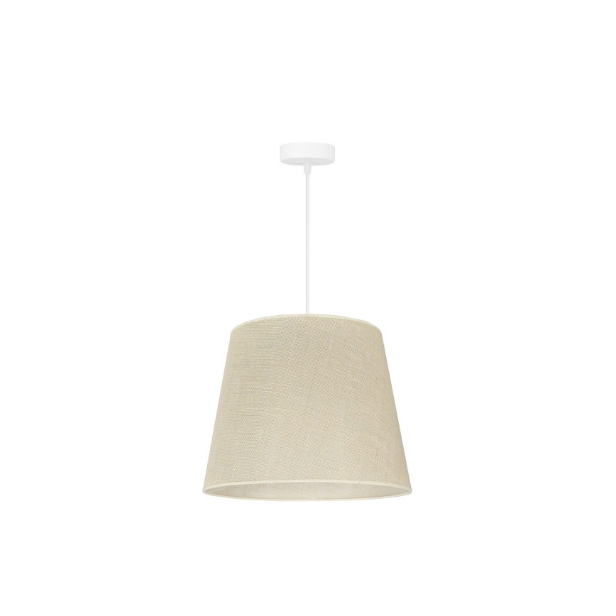 Duolla - Lámpara colgante YUTE 1xE27/15W/230V diá. 38 cm gris