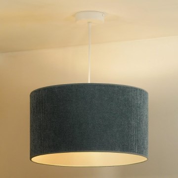 Duolla - Lámpara de araña en ristra CORDUROY 1xE27/15W/230V d. 40 cm azul claro