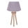 Duolla - Lámpara de mesa BOUCLE 1xE27/15W/230V diá. 28 cm gris/madera