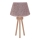 Duolla - Lámpara de mesa BOUCLE 1xE27/15W/230V diá. 28 cm marrón/madera