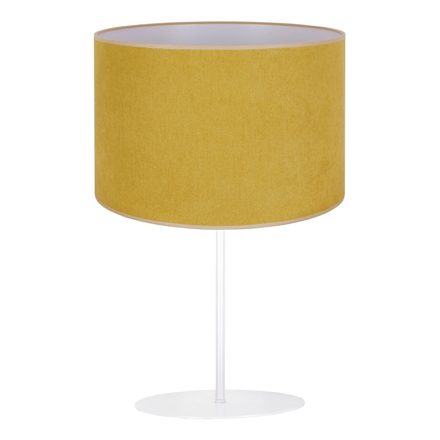 Duolla - Lámpara de mesa BRISTOL 1xE14/15W/230V diá. 17,5 cm amarillo/blanco