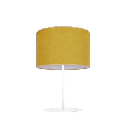 Duolla - Lámpara de mesa BRISTOL 1xE14/15W/230V diá. 17,5 cm amarillo/blanco