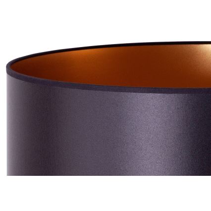 Duolla - Lámpara de mesa CANNES 1xE14/15W/230V diá. 20 cm negro/cobre