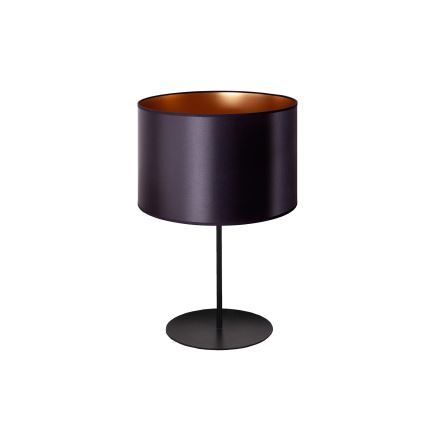 Duolla - Lámpara de mesa CANNES 1xE14/15W/230V diá. 20 cm negro/cobre