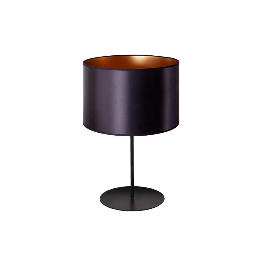 Duolla - Lámpara de mesa CANNES 1xE14/15W/230V diá. 20 cm negro/cobre