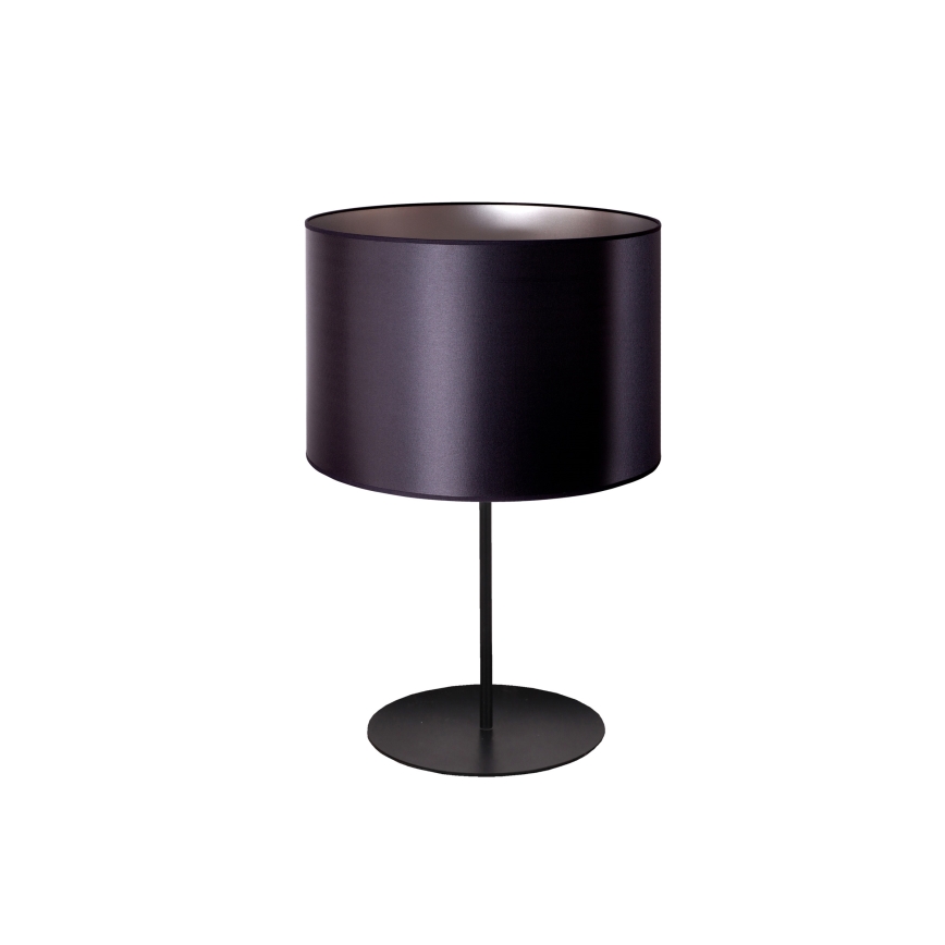 Duolla - Lámpara de mesa CANNES 1xE14/15W/230V diá. 20 cm negro/plata