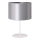 Duolla - Lámpara de mesa CANNES 1xE14/15W/230V diá. 20 cm plata/blanco