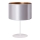 Duolla - Lámpara de mesa CANNES 1xE14/15W/230V diá. 20 cm plata/cobre/blanco