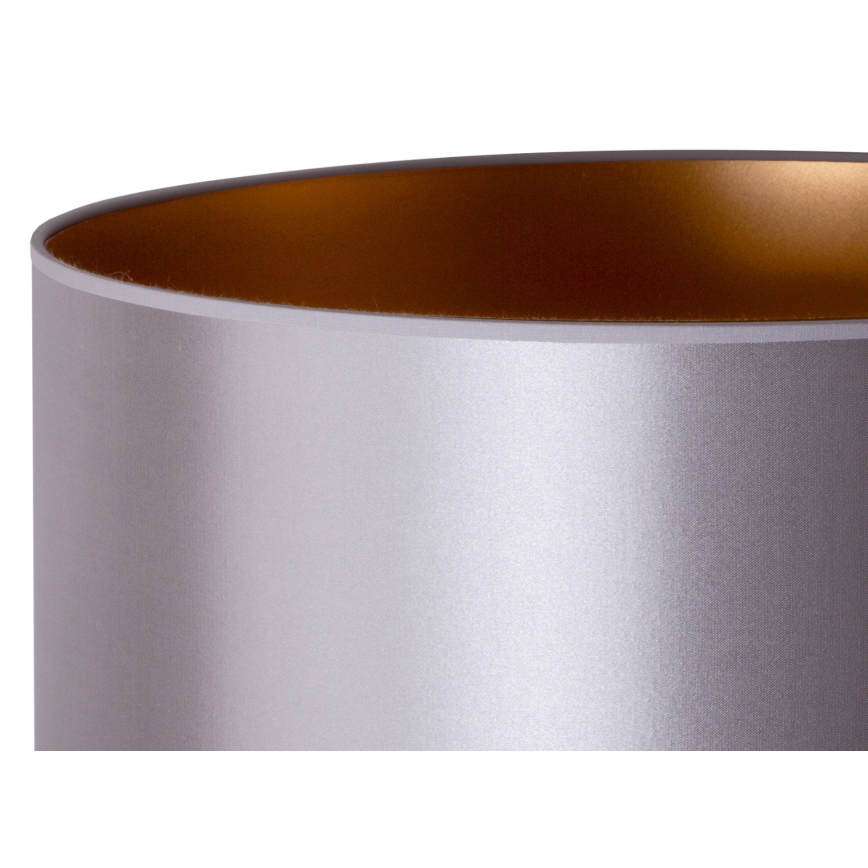 Duolla - Lámpara de mesa CANNES 1xE14/15W/230V diá. 20 cm plata/cobre/negro
