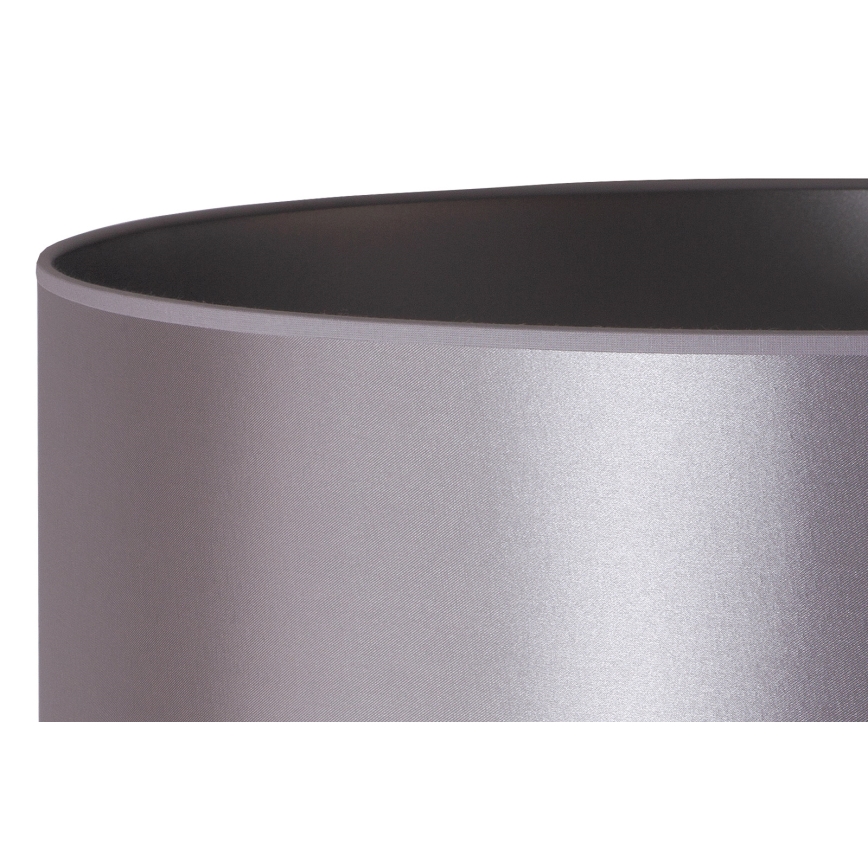 Duolla - Lámpara de mesa CANNES 1xE14/15W/230V diá. 20 cm plata/negro
