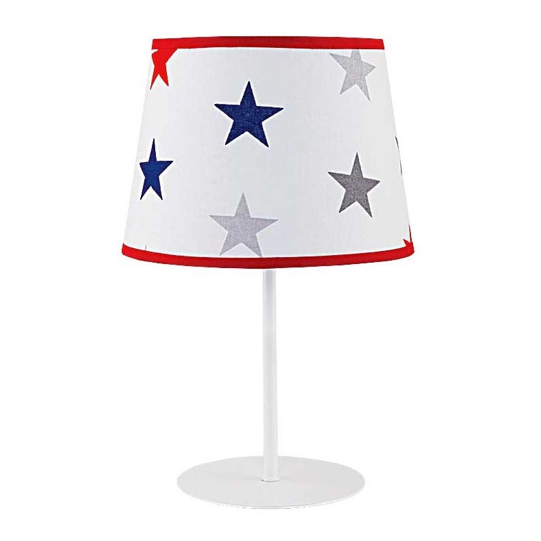 Duolla - Lámpara de mesa infantil STARS 1xE14/40W/230V diá. 20 cm