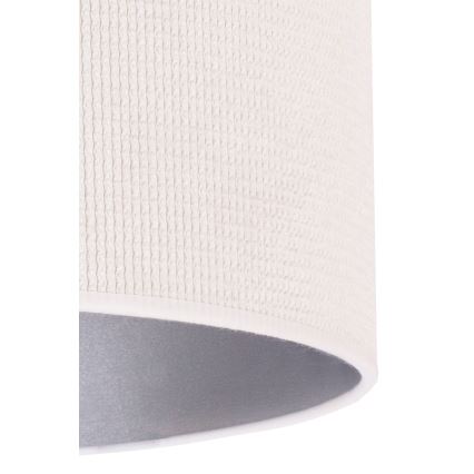 Duolla - Lámpara de mesa LYON 1xE27/15W/230V diá. 30 cm color crema