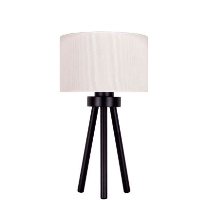 Duolla - Lámpara de mesa LYON 1xE27/15W/230V diá. 30 cm color crema
