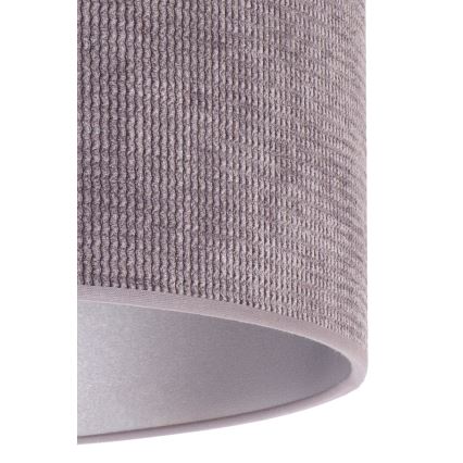 Duolla - Lámpara de mesa LYON 1xE27/15W/230V diá. 30 cm gris