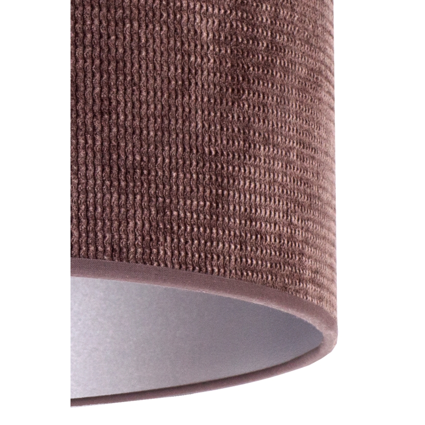 Duolla - Lámpara de mesa LYON 1xE27/15W/230V diá. 30 cm marrón