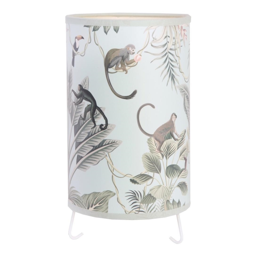 Duolla - Lámpara de mesa MONKEYS 1xE14/15W/230V diá. 12,5 cm