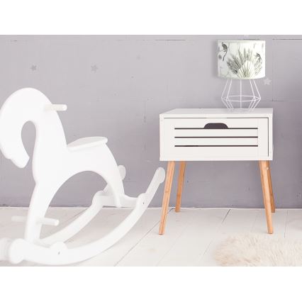 Duolla - Lámpara de mesa MONKEYS 1xE27/15W/230V diá. 17,4 cm