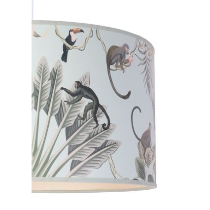 Duolla - Lámpara de mesa MONKEYS 1xE27/15W/230V diá. 17,4 cm