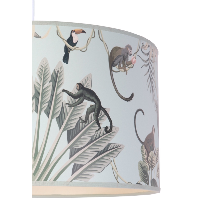 Duolla - Lámpara de mesa MONKEYS 1xE27/15W/230V diá. 17,4 cm