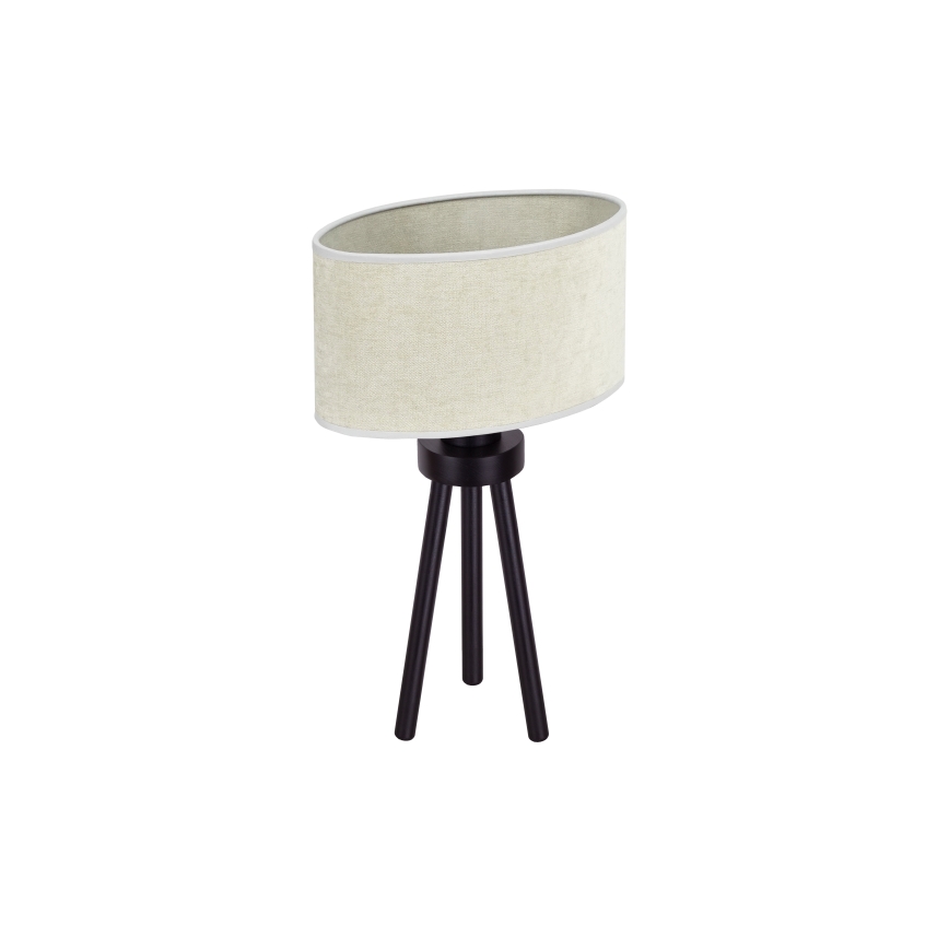 Duolla - Lámpara de mesa OVAL 1xE27/15W/230V diá. 30 cm gris