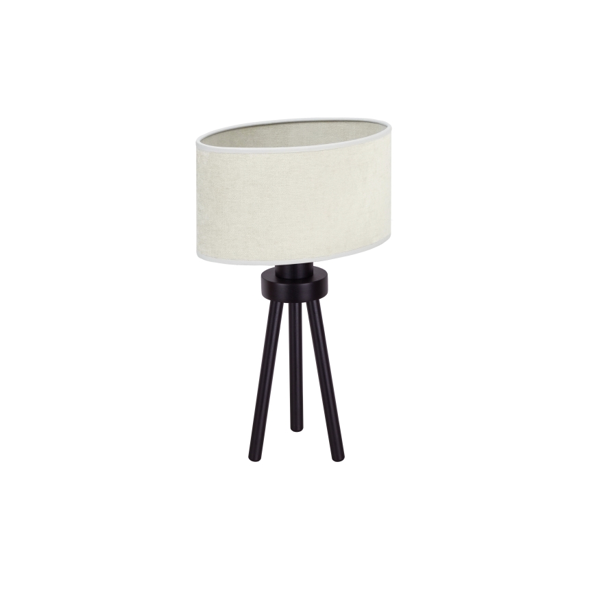 Duolla - Lámpara de mesa OVAL 1xE27/15W/230V diá. 30 cm gris