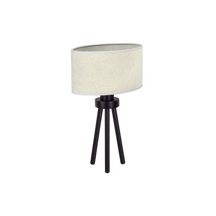 Duolla - Lámpara de mesa OVAL 1xE27/15W/230V diá. 30 cm gris