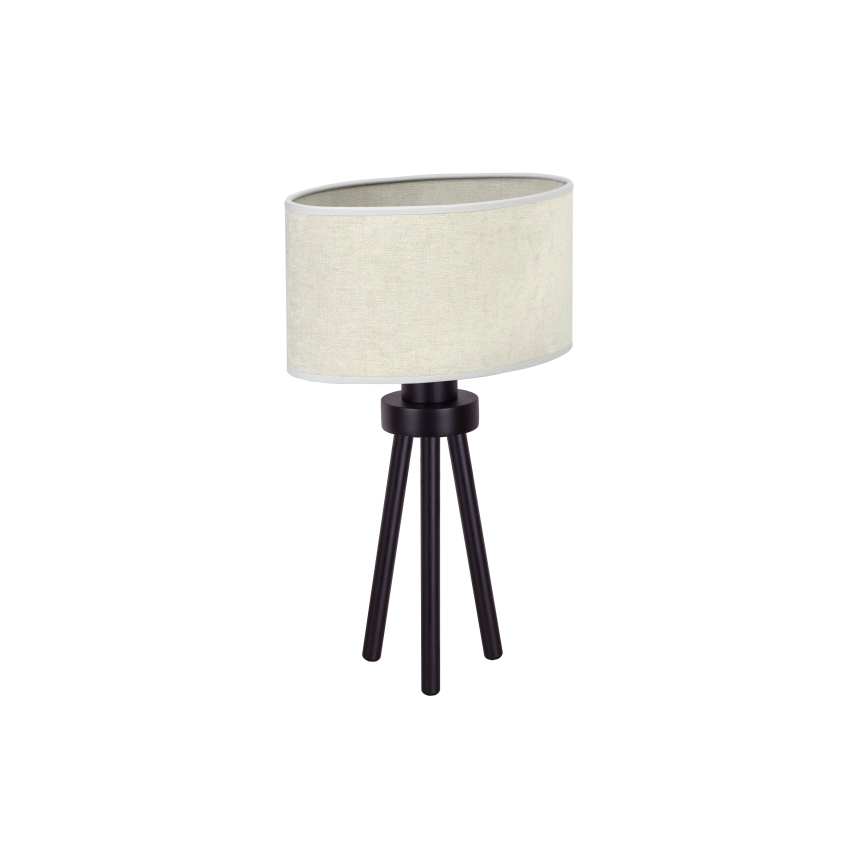 Duolla - Lámpara de mesa OVAL 1xE27/15W/230V diá. 30 cm gris