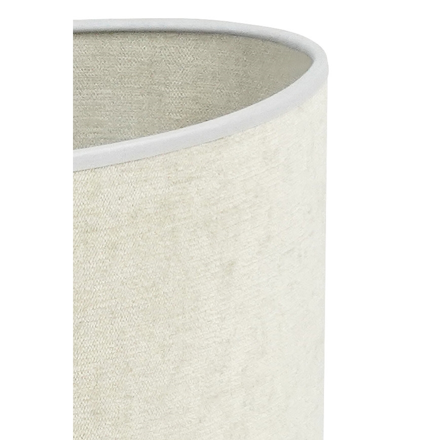 Duolla - Lámpara de mesa OVAL 1xE27/15W/230V diá. 30 cm gris