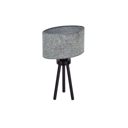 Duolla - Lámpara de mesa OVAL 1xE27/15W/230V diá. 30 cm gris