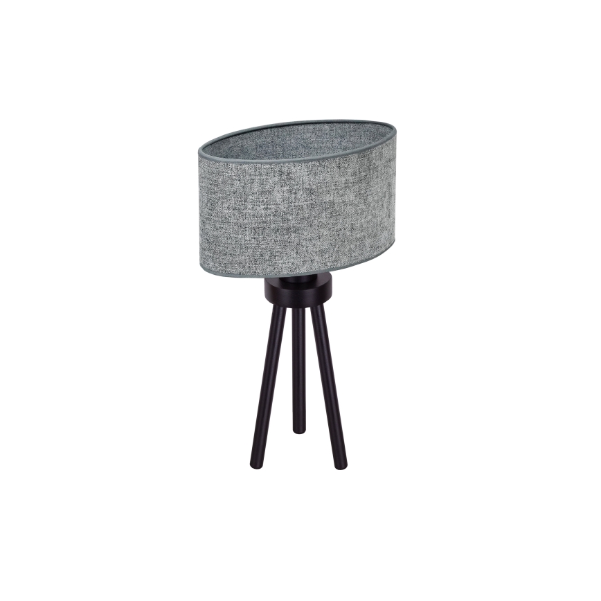 Duolla - Lámpara de mesa OVAL 1xE27/15W/230V diá. 30 cm gris