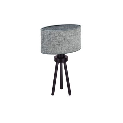 Duolla - Lámpara de mesa OVAL 1xE27/15W/230V diá. 30 cm gris