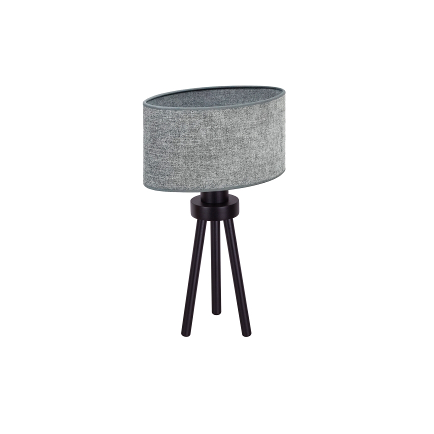Duolla - Lámpara de mesa OVAL 1xE27/15W/230V diá. 30 cm gris