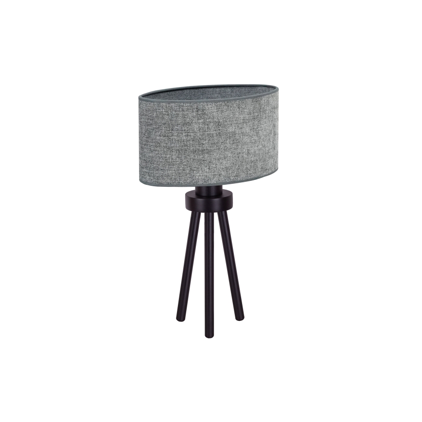 Duolla - Lámpara de mesa OVAL 1xE27/15W/230V diá. 30 cm gris