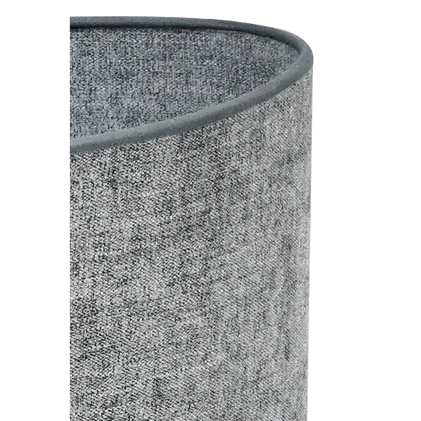 Duolla - Lámpara de mesa OVAL 1xE27/15W/230V diá. 30 cm gris