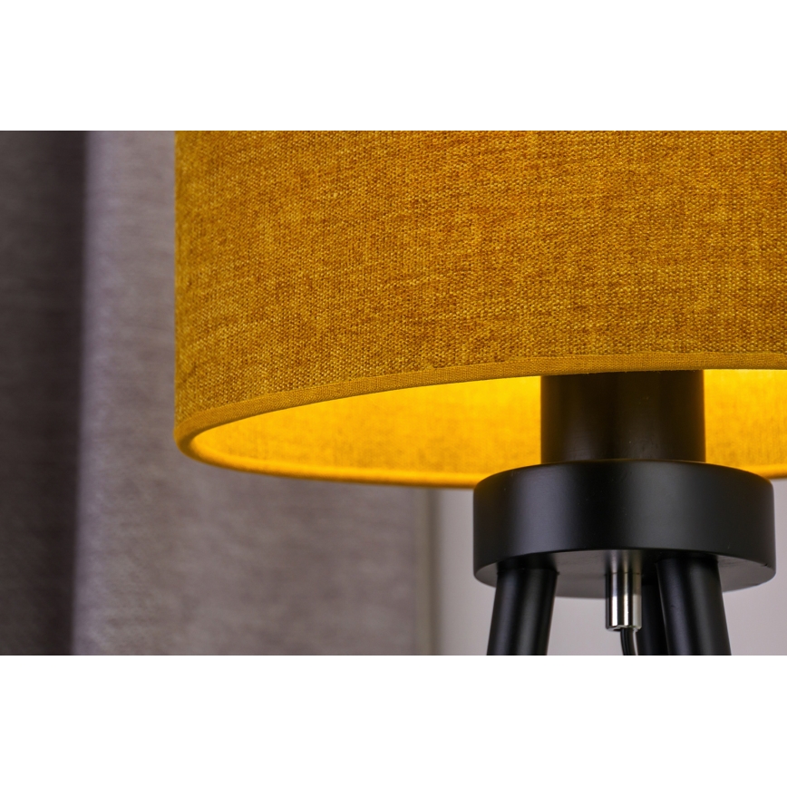 Duolla - Lámpara de mesa OVAL 1xE27/15W/230V diá. 30 cm marrón